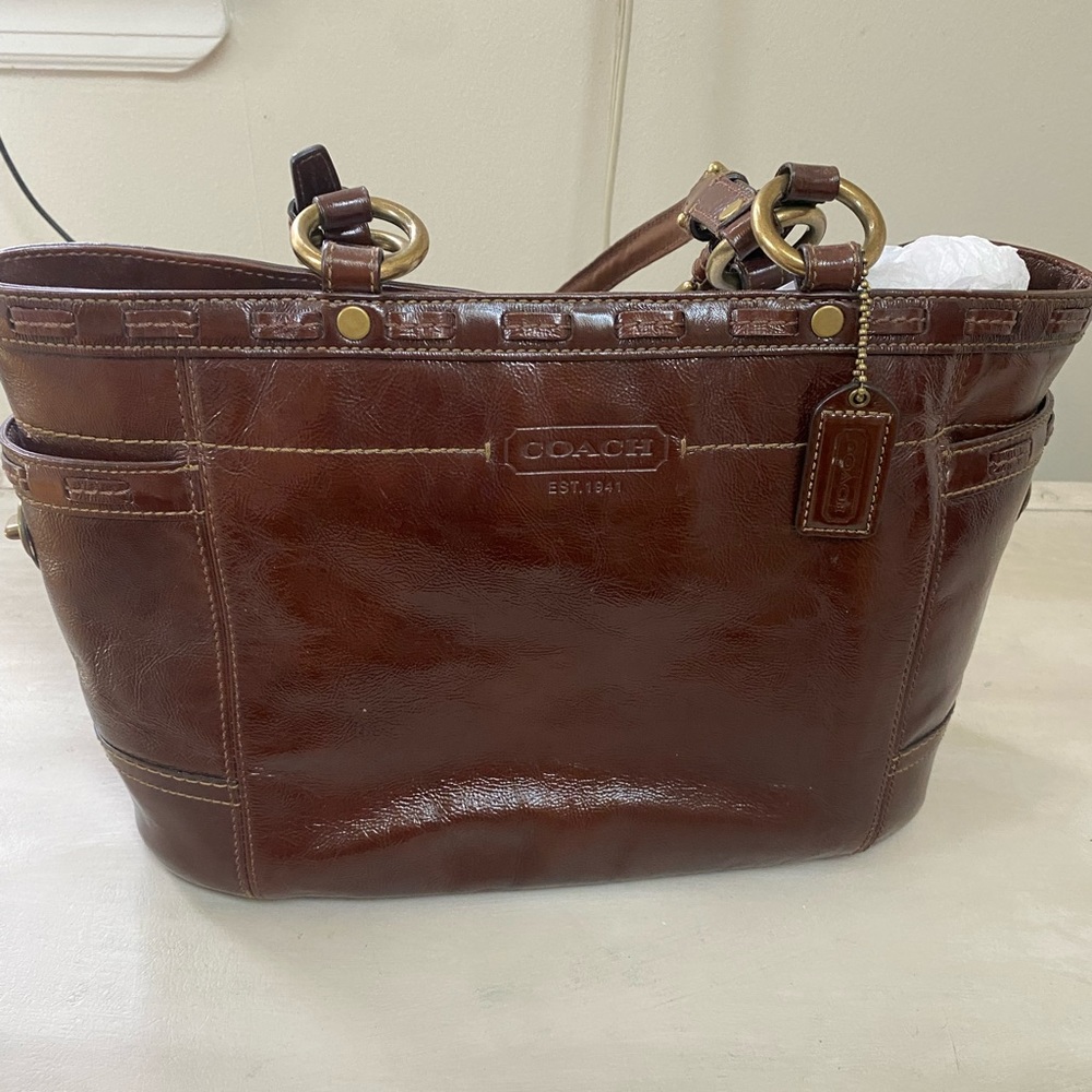 Authentic Vintage Coach Small Tote Bag